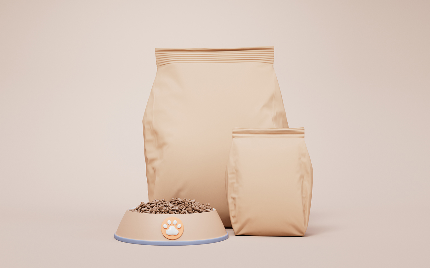 Embalagem para produto pet sem marca